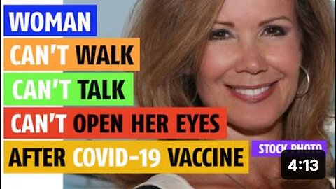 Can't walk, can't talk, can't open her eyes after getting COVID vaccine