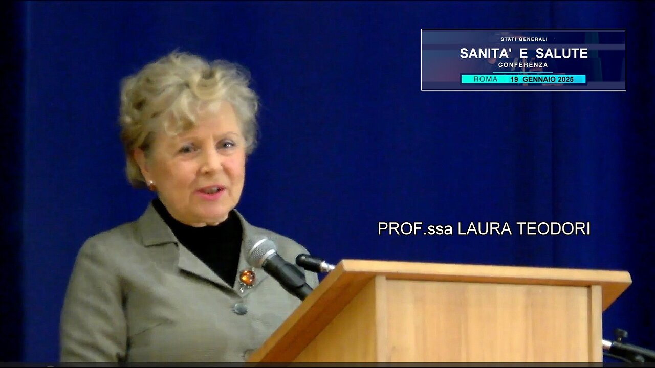 Conferenza Sanità e Salute: intervento della prof.ssa Laura Teodori