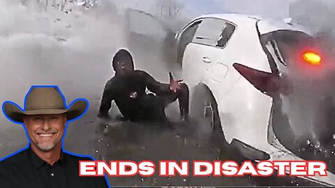 When Running From The Cops Nearly Turns Fatal