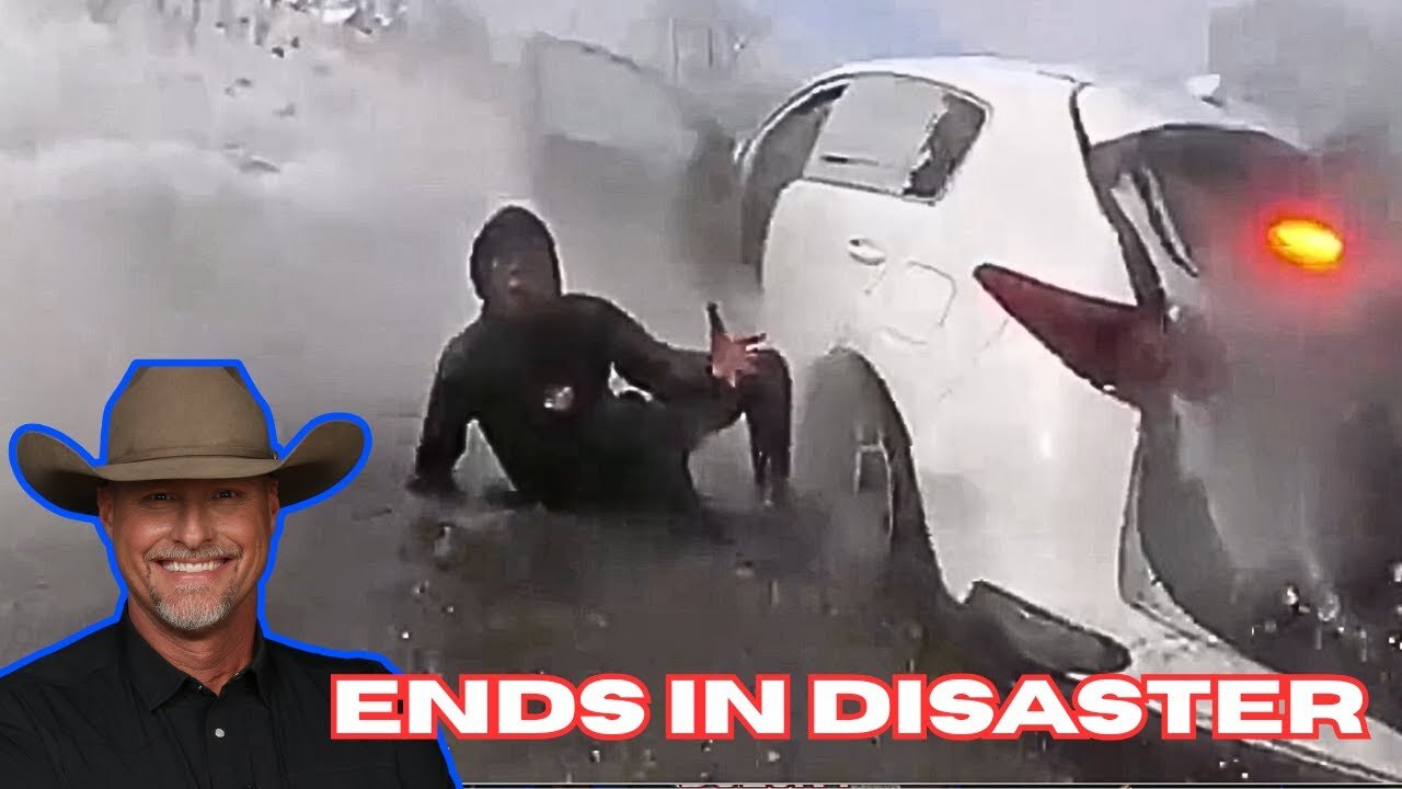 When Running From The Cops Nearly Turns Fatal