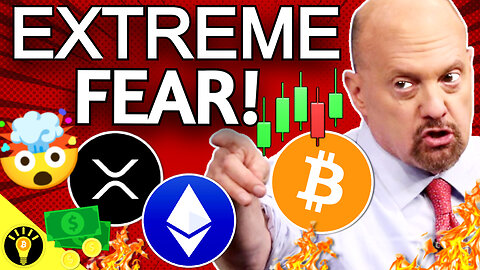 CRYPTO IN EXTREME FEAR! JIM CRAMER TURNS BEARISH ON BITCOIN & JAPAN STIMULUS QE!