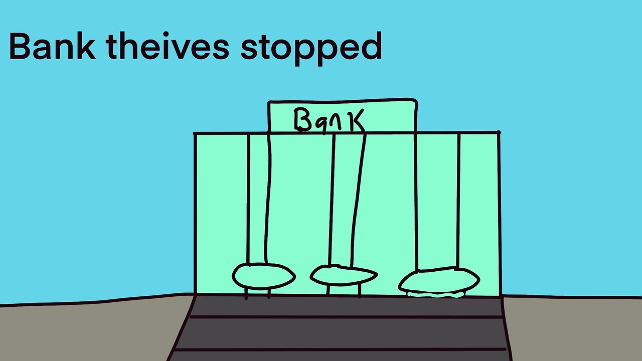 Bank thievery foiled