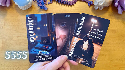 NO MORE SILENT TREATMENT ❤️ THEY'RE AT THE BREAKING POINT 💔 COLLECTIVE LOVE READING 🌠 (IN-DEPTH) 555