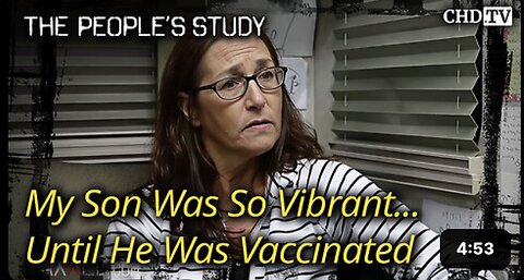 My Son Was So Vibrant... Until He Was Vaccinated