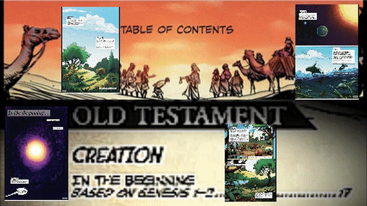 Bible Comics The story of God's creation...In the beginning...