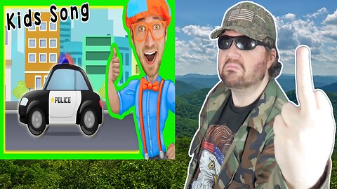Police Cars For Children With Blippi - Songs For Kids - Reaction! (BBT)