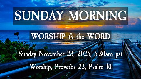 🌞 SUNDAY MORNING ✝️