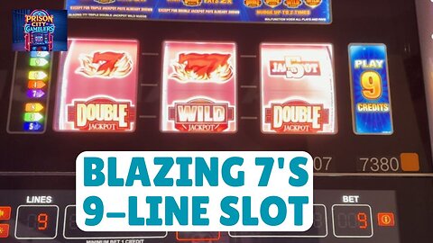 Blazing 7's for the WIN 🍒🎰🍒