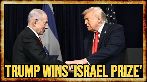 Bibi Awards Trump The "ISRAEL PRIZE" at Mar-a-Lago LOVEFEST