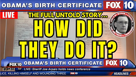 DavidXRPLion Unbelievable FAKE OBAMA BIRTH CERTIFICATE How Did They Do it? 02/22/25