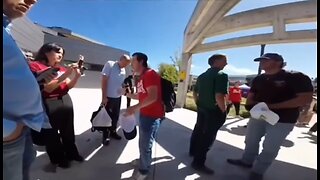 Apparent Actors Caught On Camera Rehearsing Reaction To Charlie Kirk Being Shot Before Event