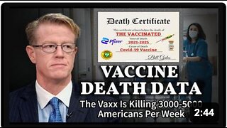 Americans (in mid 2025) dying at the rate of 3000 - 5000 per from the Covid vaccine. Ed Dowd