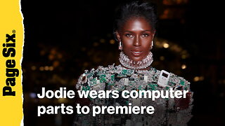 Jodie Turner-Smith wears actual computer parts to 'Tron: Ares' premiere