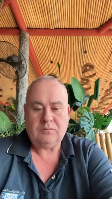 beach day today having a coconut in pattaya