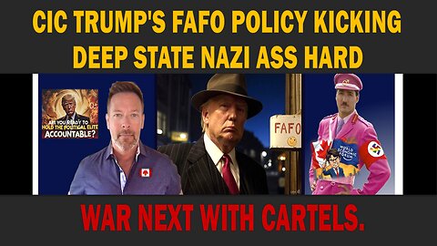 CIC TRUMP'S FAFO POLICY KICKING DEEP STATE NAZI ASS HARD - WAR NEXT WITH CARTELS.- Sunday - January 26, 2026