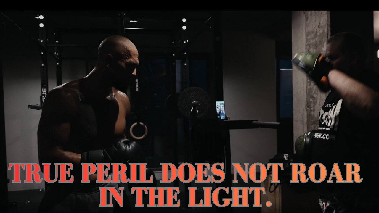 Andrew Tate |True peril does not roar in the light.
