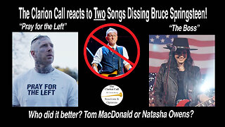 Reacts to 2 responses to Springsteen; Pray for the Left by Tom MacDonald & Natasha Owen's The Boss