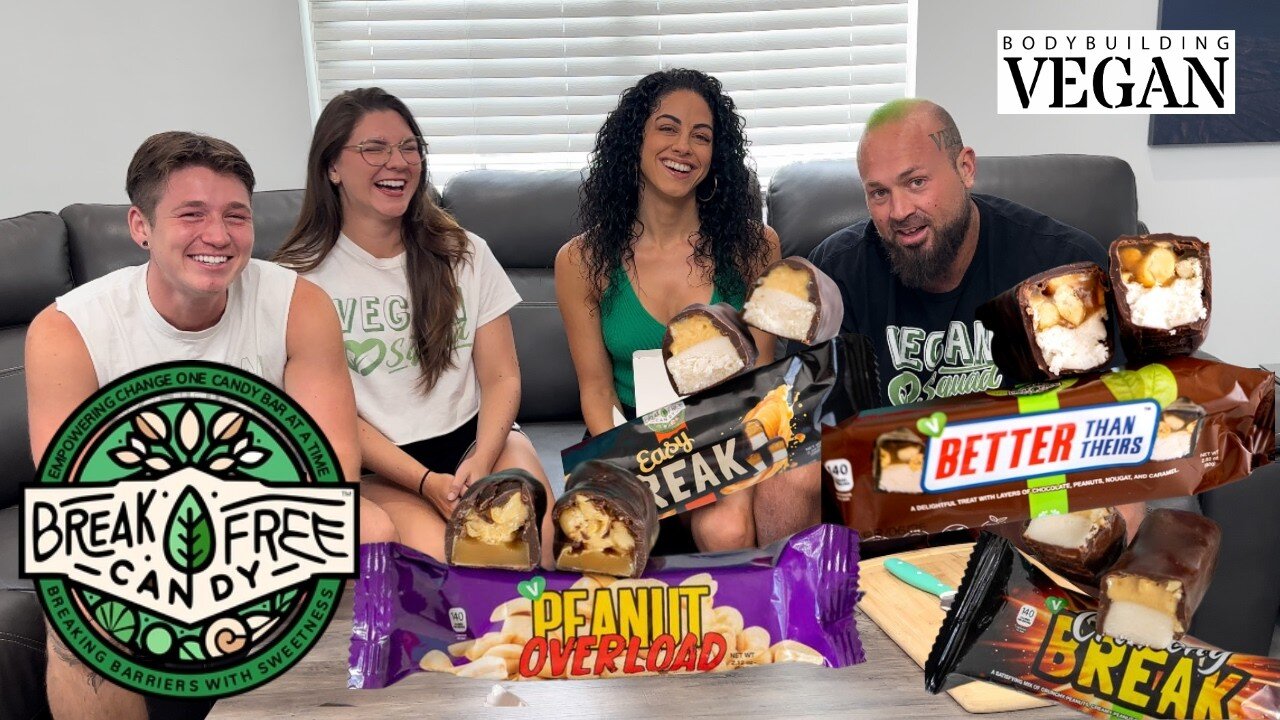 Vegan Candy Bars Better Than the Originals? The results were shocking. Break Free Candy Bars Review