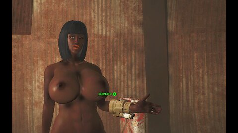 Fallout 4 Atomic Beauty Mod Naked play through Busty boobs Enormous tits