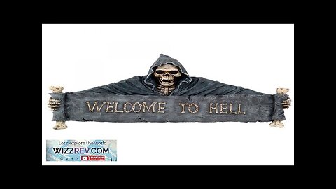 Grim Reaper Welcome to Hell Wall Sign Review