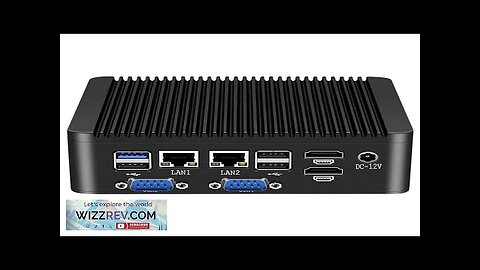 Industrial Mini PC Fanless Celeron J4125 Quad-Core N4000 2 LAN 4 COM Review