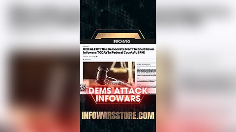 Alex Jones & Rob Dew: Democrats Trying To Shut Down INFOWARS Again - 10/1/25
