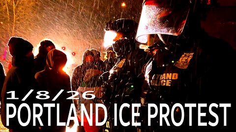 PORTLAND ICE PROTEST (1/8/26) JUSTICE FOR RENEE GOODE
