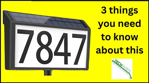 3 things to know about the MAXvolador Solar Powered Address Sign House Numbers