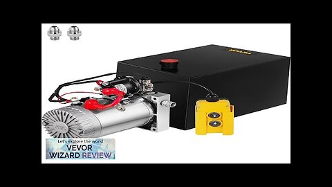 VEVOR Hydraulic Pump 12 Quart Hydraulic Power Unit Single Acting Hydraulic Power Review