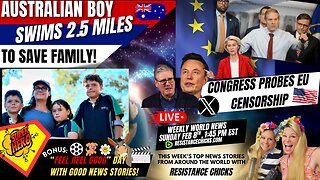 Australian Boy Hero Saves Family | Congress Probes EU Censorship | Feel Good Stories | World News