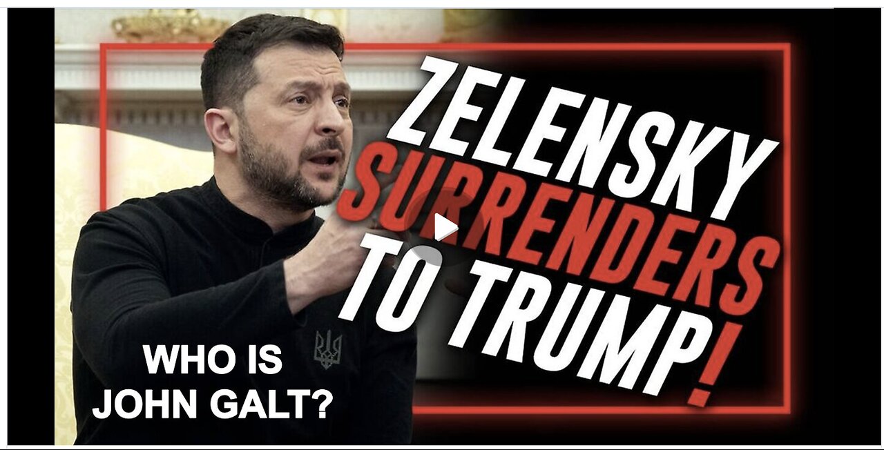 Alex Jones INFOWARS W/ BREAKING: Zelensky Publicly Surrenders To Trump. SGANON, JUAN O'SAVIN