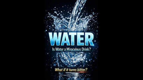 Have You Seen the Water You Drink?
