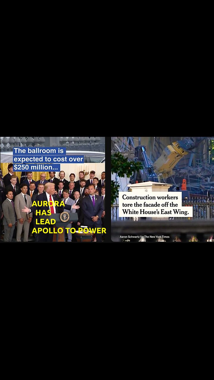 White House Symbolically Changes For NWO, New-Atlantean Empire