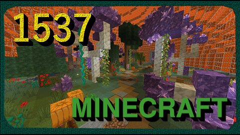 Lets Play Minecraft Episode – 1537 Paths, benches and shrubbery