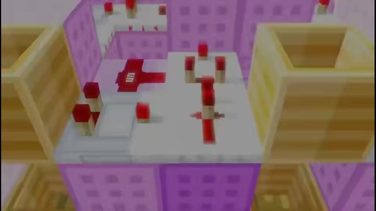 A computer running Minecraft built inside Minecraft