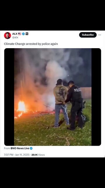 ALX - Climate Change arrested by police again