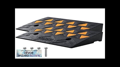 VEVOR Rubber Curb Ramp 2 Pack 4.3" Rise Height Heavy-Duty 33069 lbs/15 Review