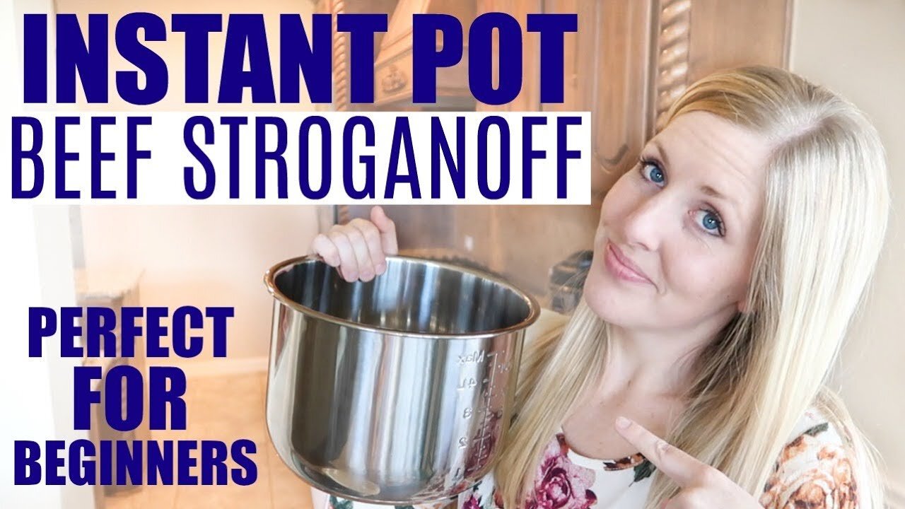 Easy Instant Pot Beef Stroganoff - Dump and Go Recipe - Perfect for Beginners (Slow Cooker TOO!)