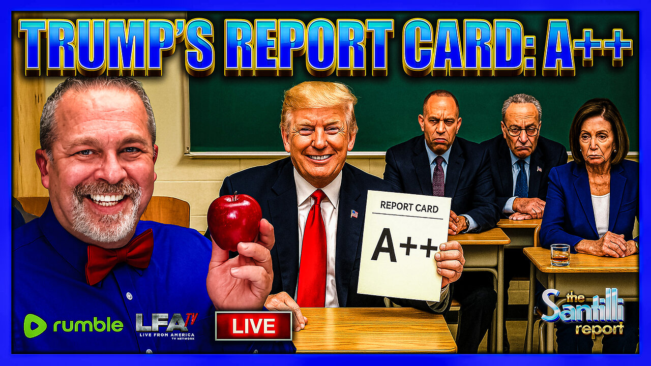 President Trump’s Report Card: Government Shutdown; Peace In Gaza; Leftist Sedition | THE SANTILLI REPORT 10.9.25 4PM