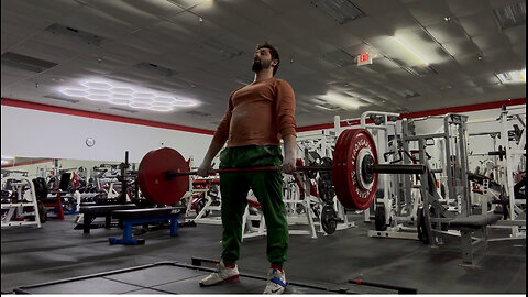 Deadlifts 182.5KG/402LBs for 2 Reps