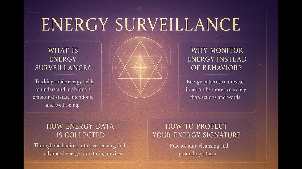 Energy Surveillance: How They Watch Without Watching