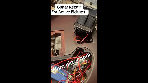 Guitar Repair for active pickups