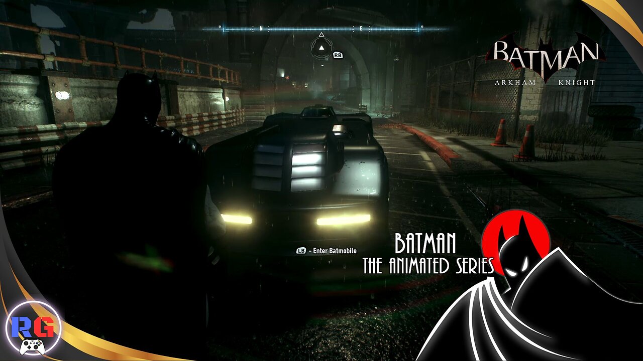 Animated Series Batmobile - Arkham Knight Mod gameplay
