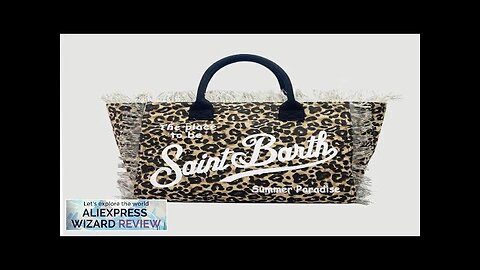 New Leopard Print Women's Bag Women's Large Capacity Canvas Tassel Design Handbag Review