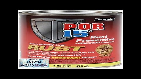 POR-15 Rust Preventive Coating Stop Rust and Corrosion Permanently Anti-rust Non-porous Review