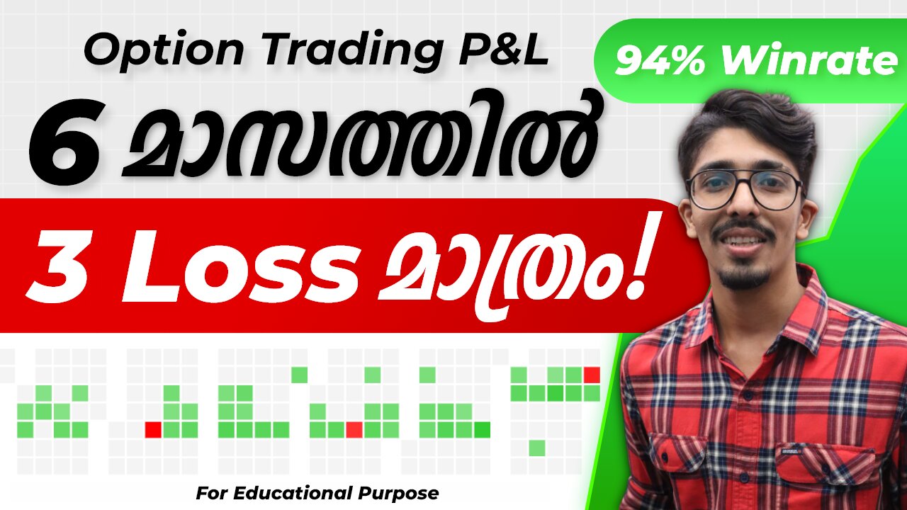 My 6 Months Option Trading PNL Review | Option Trading Explained Malayalam | Stock Market Malayalam