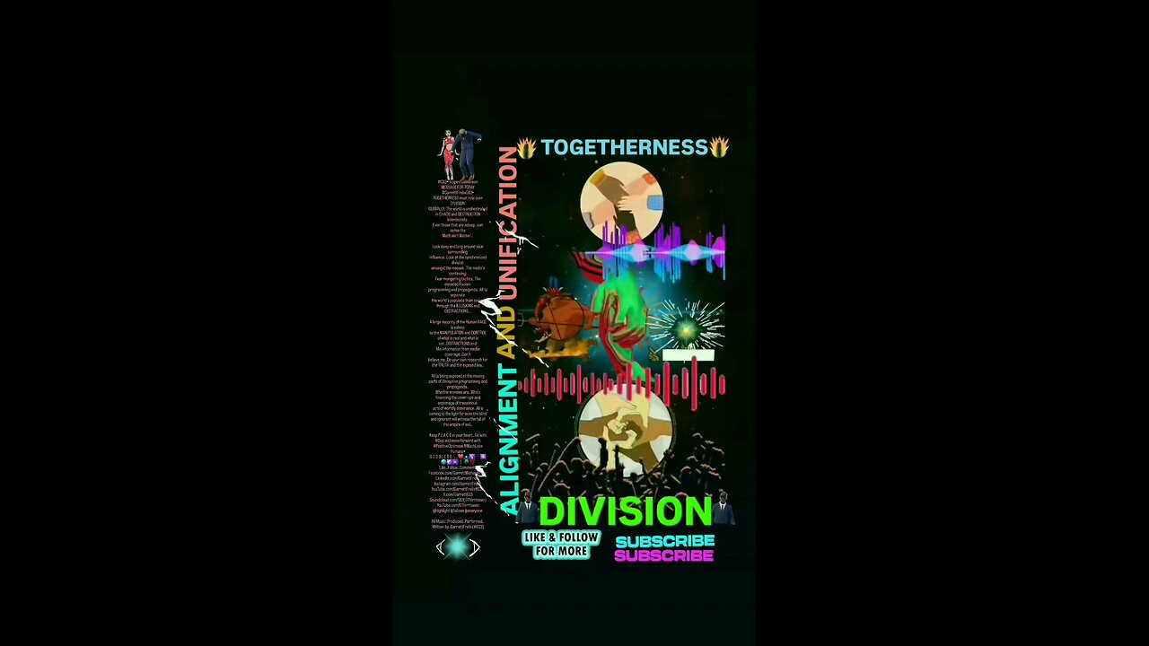 ▪︎TOGETHERNESS AND DIVISION▪︎