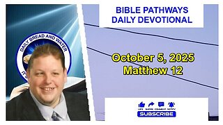 Bible Pathways Daily Devotional Oct 5, 2025