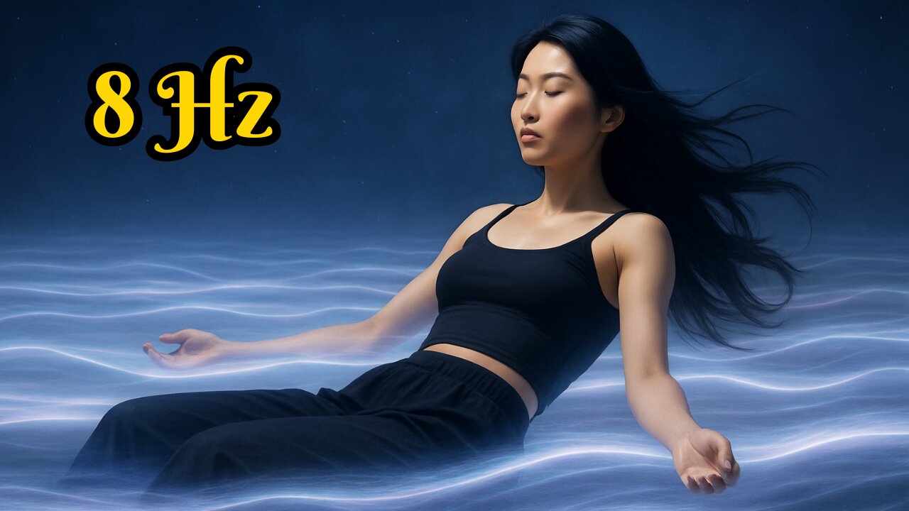 8Hz Deep Sleep Hypnosis. Binaural Beats/ Alpha Waves Frequency for Insomnia and Anxiety