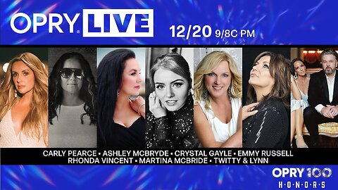 Opry Live - Opry 100 Honors Loretta Lynn: Carly Pearce, Crystal Gayle, Martina McBride, and More!